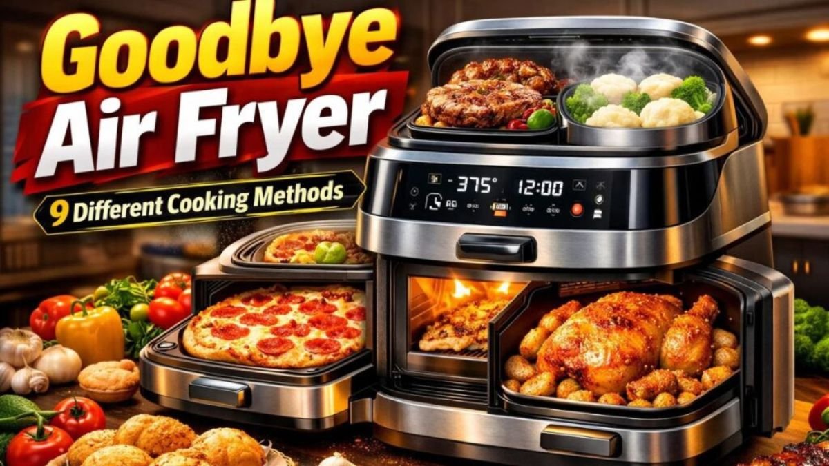 Goodbye air fryer: new kitchen gadget goes beyond frying with 9 different cooking methods