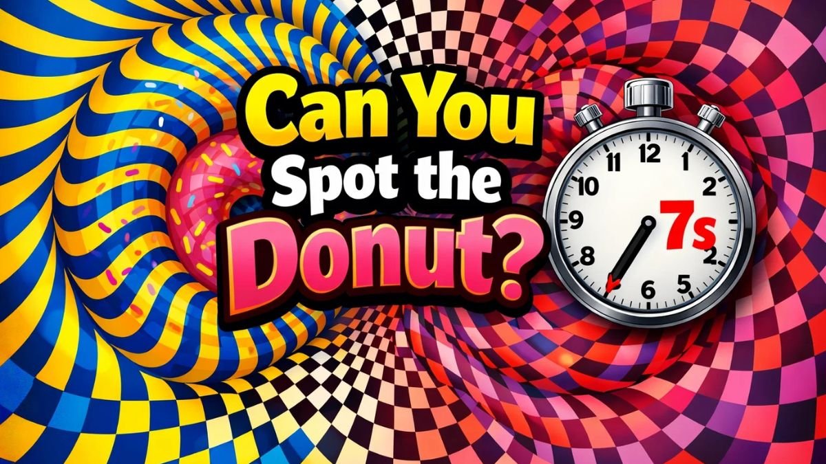 Optical Illusion IQ Test: Can You Spot the Donut in 7 Seconds?