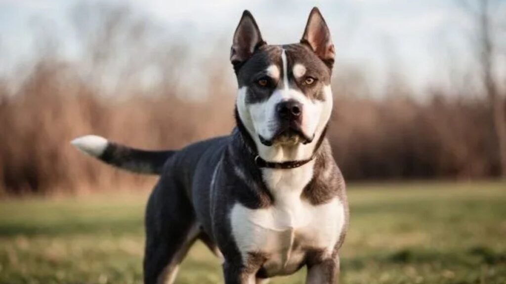 Owner shares her pit bull and husky mix—people can't believe the dog's look