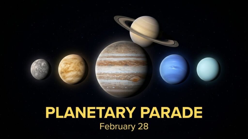 Planetary Parade In February 2026: How And When To Watch Rare Six ...