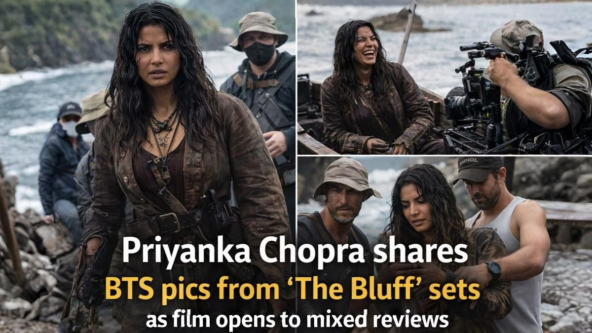 Priyanka Chopra shares BTS pics from 'The Bluff' sets as film opens to mixed reviews