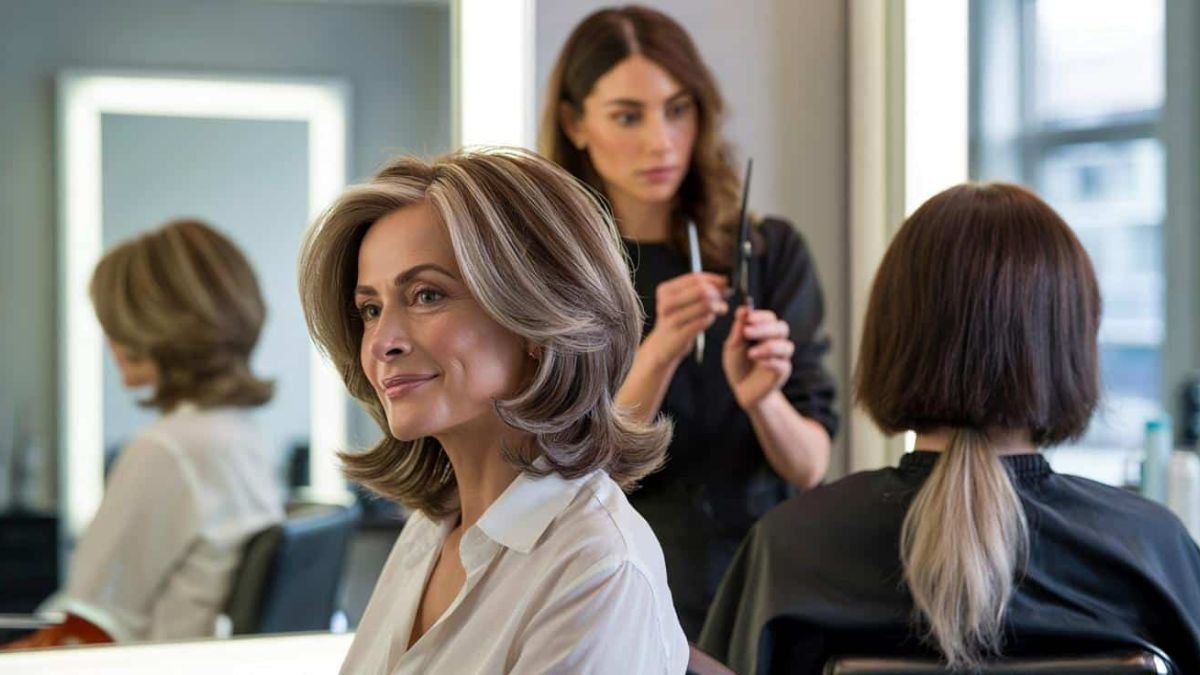 Why keeping hair long after 60 can sometimes drag facial features downward and the specific length that lifts the face