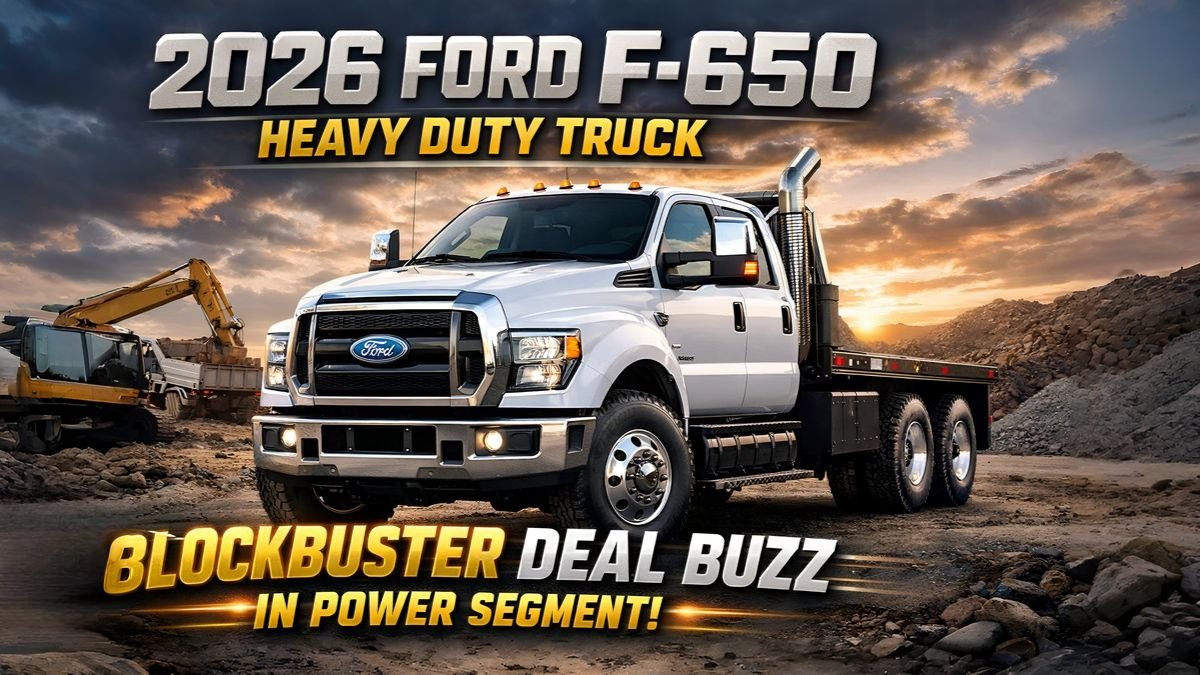 2026 Ford F-650 Heavy Duty Truck — Blockbuster Deal Buzz in Power Segment