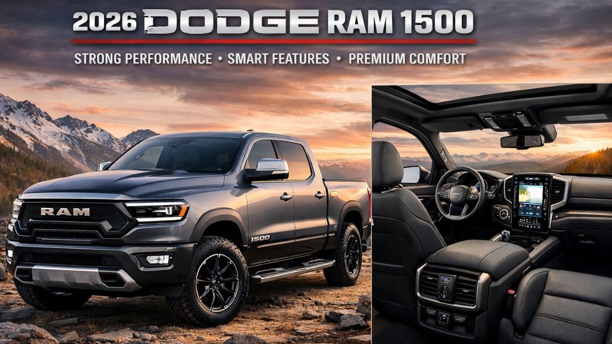 2026 Dodge RAM 1500: Strong Performance, Smart Features and Premium Comfort