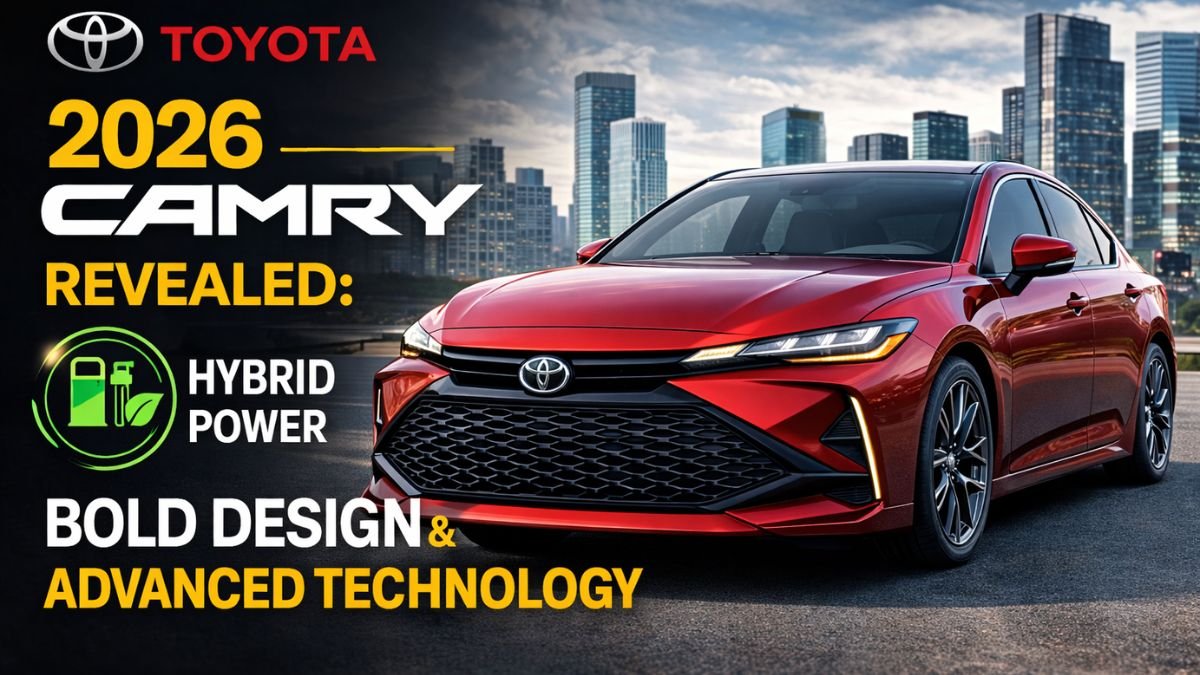 2026 Toyota Camry Revealed: Hybrid Power, Bold Design & Advanced Technology