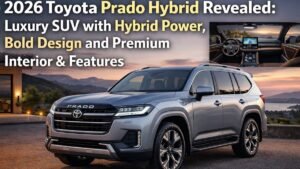 2026 Toyota Prado Hybrid Revealed: Luxury SUV with Hybrid Power, Bold Design and Premium Interior & Features