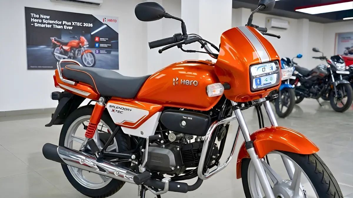Hero Splendor Plus 2026: Launched in the Market with a Premium Feel—Bring It Home with 80 kmpl Mileage and an EMI of ₹2,143