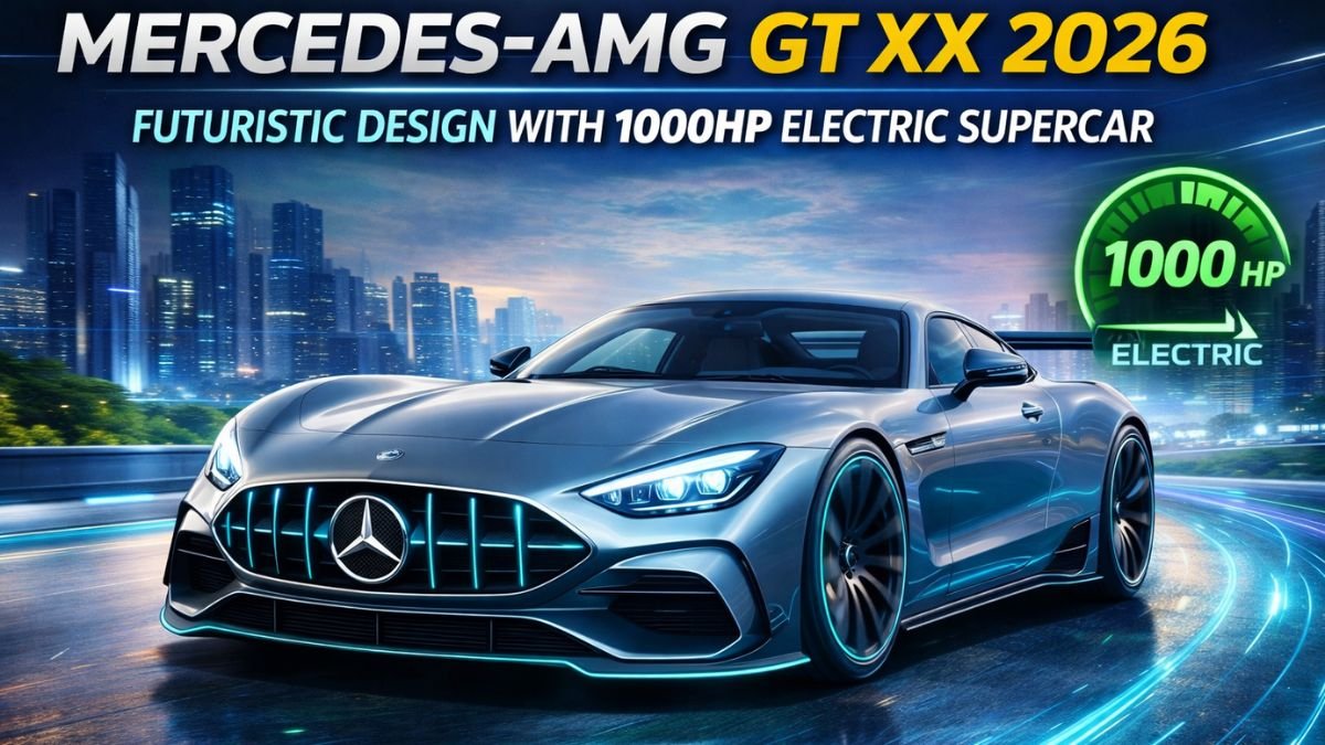 Mercedes-AMG GT XX 2026: Futuristic Design with 1000HP Electric Supercar