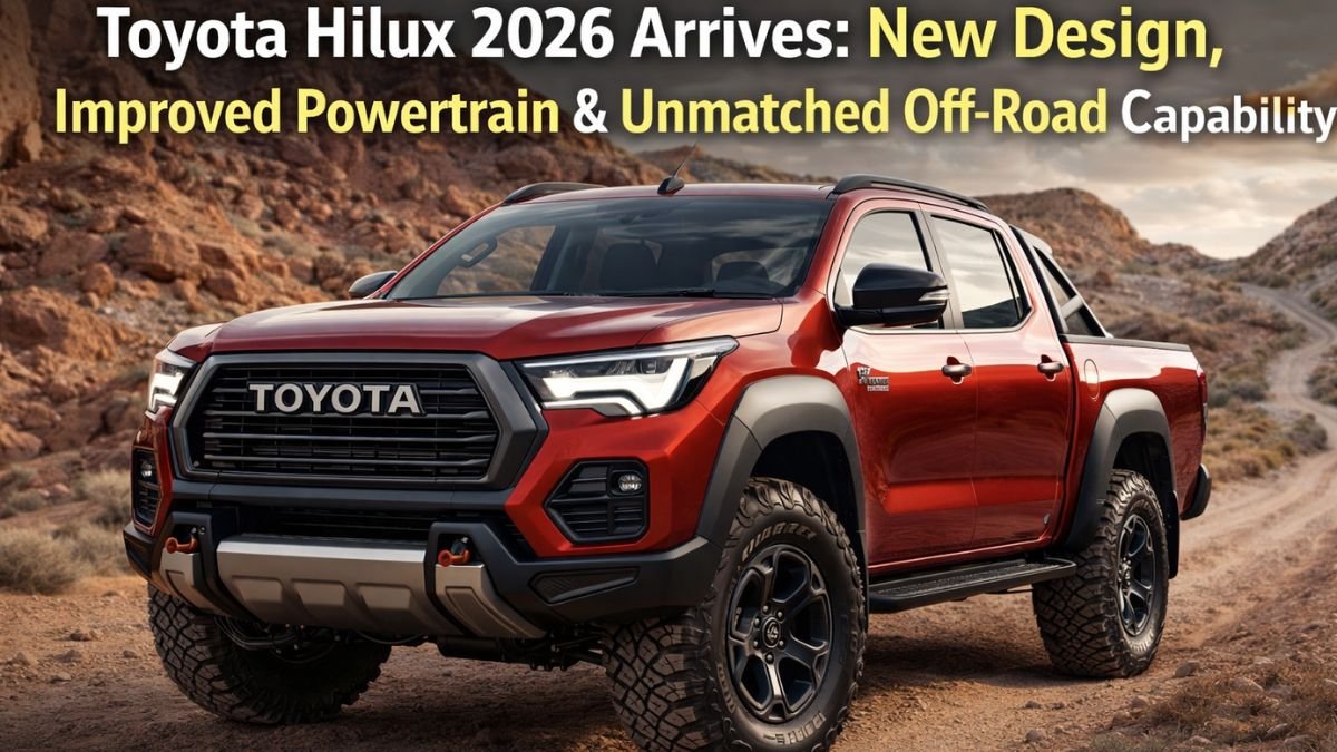 Toyota Hilux 2026 Arrives : New Design, Improved Powertrain & Unmatched Off-Road Capability
