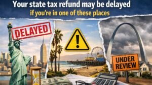 Your state tax refund may be delayed if you’re in one of these places