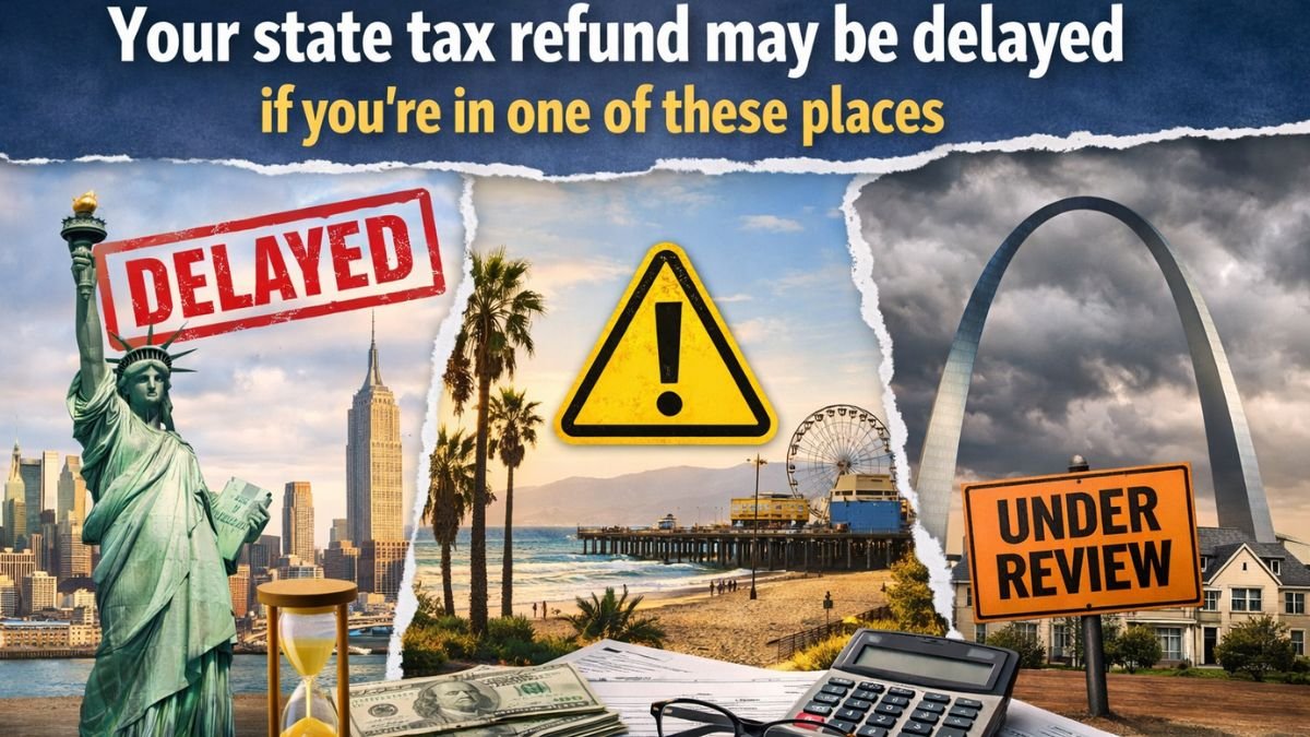 Your state tax refund may be delayed if you're in one of these places